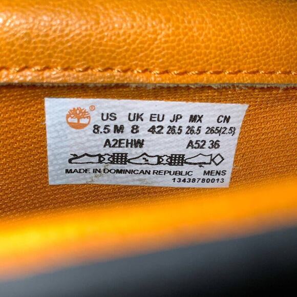 Timberland Boots Mens Size 8.5M Jacksons Landing Moc Toe Black Full Grain Combat - Picture 12 of 12